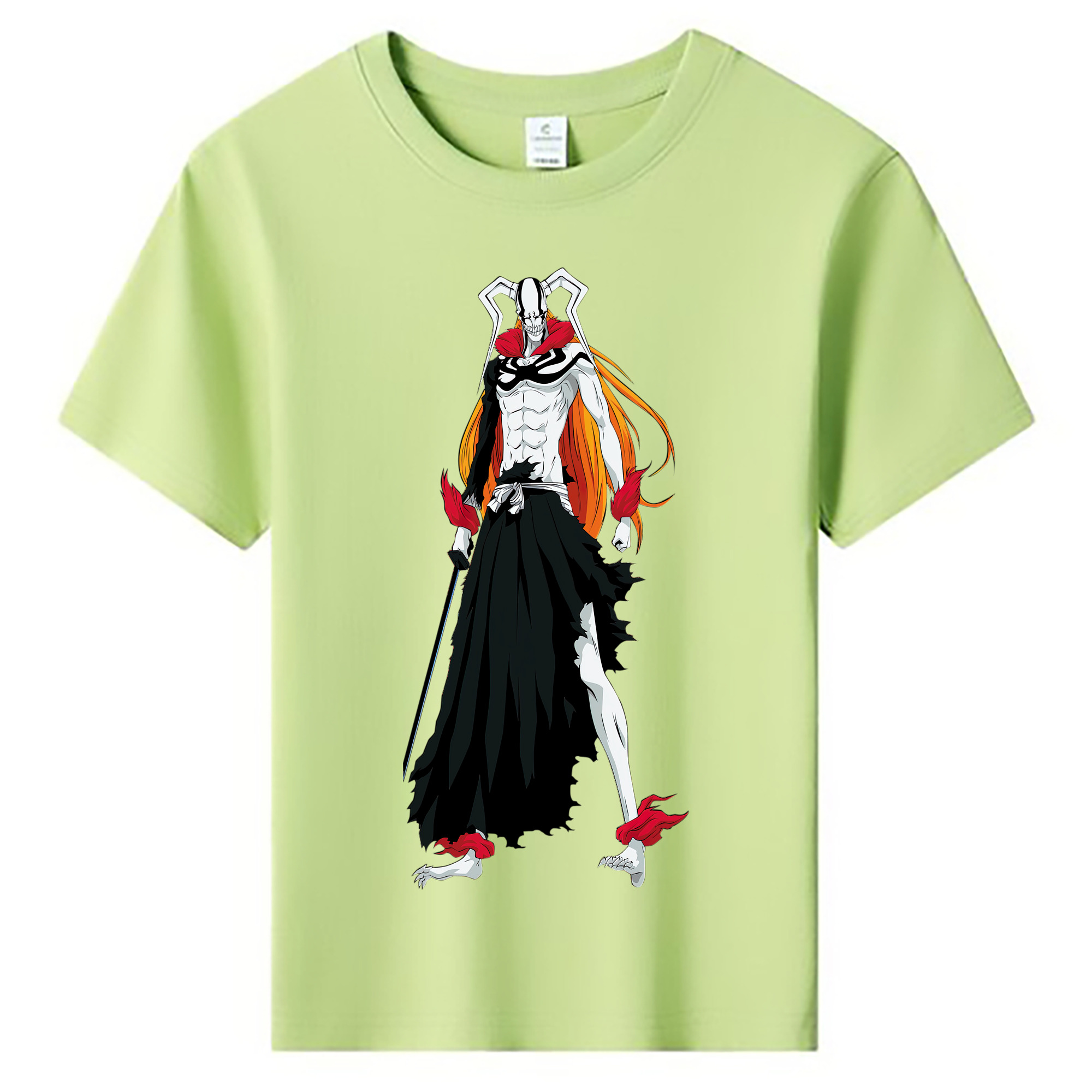（画像用） ブリーチ 黒崎一護（くろさき いちご）BLEACH Kurosaki Ichigo 綿100％キッズTシャツ（フロントプリント）